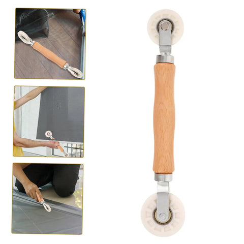 Screen Roller Tool With Bearing For Window Screen Repair, Lightweight And Comfortable Handle, Snappy Install, Mesh Compatibility