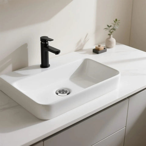 No Fuss Solid Stainless Steel Bathtub Drain Strainer And Hair Catcher Filter Basket For Bathroom Sink Drain Plug in white sink.