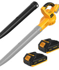 Cordless Leaf Blower With 2 1500mAh Batteries And Charger Included, 21V Lightweight Handheld Electric Powerhouse For Lawn Care