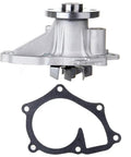 Heavy Duty Direct Replacement Water Pump With Gasket For Toyota And Scion Engines showing steel impeller and gasket.