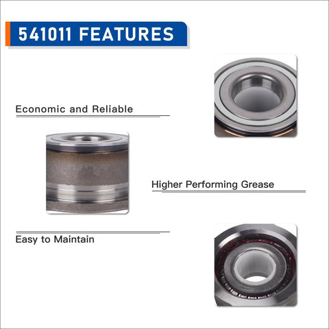 Plug-And-Play Rear Wheel Bearing Hub Assembly For Nissan Frontier, Xterra, And Suzuki Equator features and components.