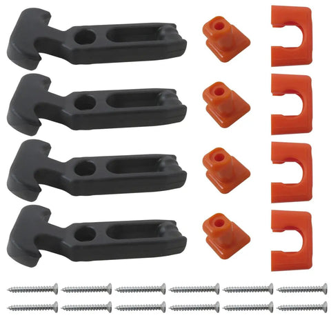 T Handle Rubber Draw Latches For Toolbox And Cooler Covers Boat Hatch Doors 110 By 46 MM Rugged Lid Latches Pack Of 4 With Matching Mounting Screws Built To Last And Secure