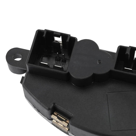 Front HVAC Blower Motor Resistor Fits Chevrolet Traverse GMC Acadia Buick Enclave 2013 Through 2017 showing electrical connectors.