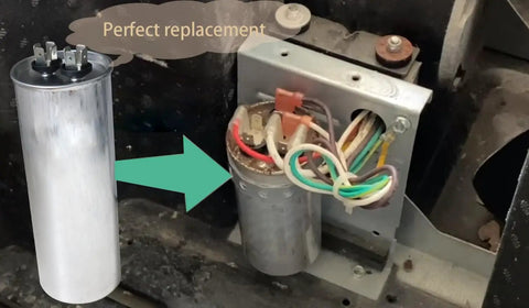 Beefed Up Run Capacitor Replacement For RV Air Conditioners 60 To 5 UF MFD 370 440 VAC 50 60 HZ 10000 AFC Heavy Duty 440 Volt