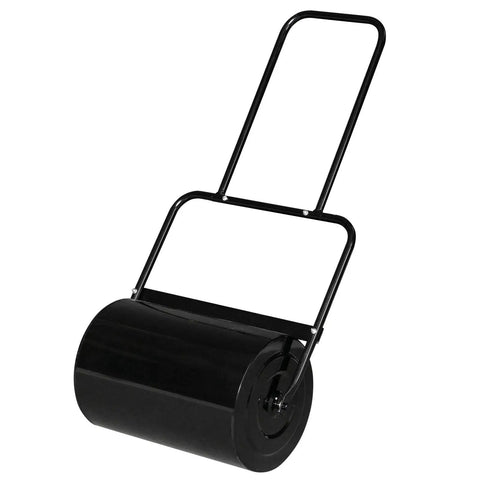 Water Filled Lawn Roller For Garden And Lawn 16 Gallon Capacity 20 Inch Steel Drum Push Design