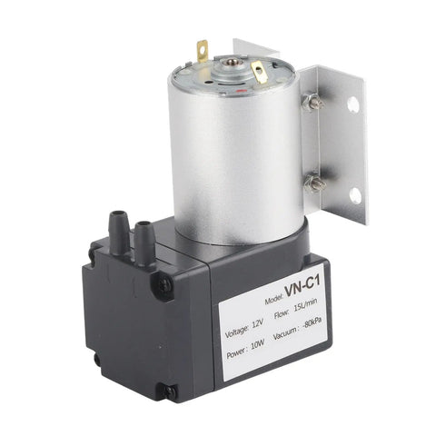 AKLOSIPY High Vacuum Suction Pump For Gas Maintenance Free With Stand - Powerful Micro Dc Motor Delivers -80Kpa Perfect For Analysis Sampling And Instrumentation Tasks Effortlessly