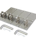 Floating Dock Hinges Kit With Backer Plates And Mounting Screws For All In One Heavy Duty Dock Linking Stationary Connector Hardware Set
