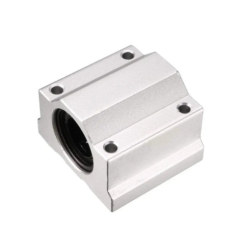 SCS25UU 25mm Bore Linear Ball Bearing Slide Block with Dual Seals, CNC & Linear Rails 76x67x51.5mm, durable housing, dust protection