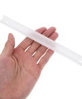 Person holding a white plastic rail component in hand, likely part of Heavy Duty Ball Bearing Drawer Slides With Locking Mechanism.