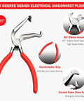 Five Piece Electrical Disconnect Pliers Set For Cars Trucks And SUVs 60-degree design with red handles