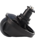 Front Caster Wheel Replacement For Dreame D9 Max D10s Pro L300 L600 Robot Vacuums Smooth Maneuverability Durable Black Wheel