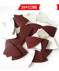 31 Pack 1.5 Inch Triangle Sanding Discs With Dust Vent Holes And Hook Loop Backing For Fast Detail Sander Work And Smooth Finish.