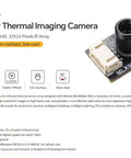 Dope Thermal Imaging Camera With 32x24 IR Sensor Array For Raspberry Pi And HVAC Fire Detection Low Power High Accuracy I2C Interface