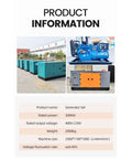 Pro Grade Heavy Hitter Generator Set Standby Power System featured in multiple angles, showcasing robust design for commercial use.