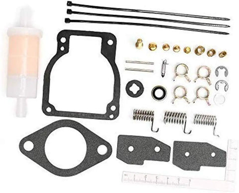 Carburetor Rebuild Kit Replacement For Mercury Mariner Outboard Motor Replaces 1395-8236354 Pack Of 3 parts spread out