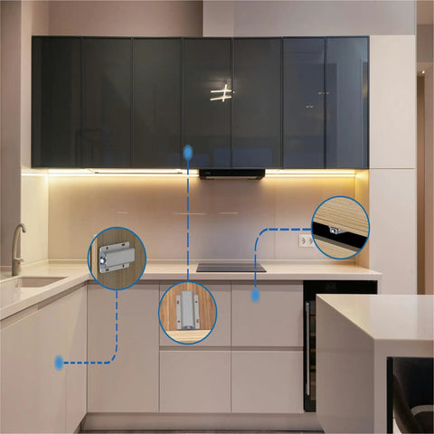 Sturdy Magnetic Push To Open Latch Brings Handle Free Cabinet Hardware With A Darn Slick Touch Release Designed For Kitchen Drawers Closets And Wardrobes Totally Bulletproof Two Pack Kit
