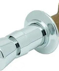 Concealed Straight Valve With Slow Self Closing And Built Tough Vandal-Resistant Chrome Brass Body One Half Inch NPT Inlet And Outlet
