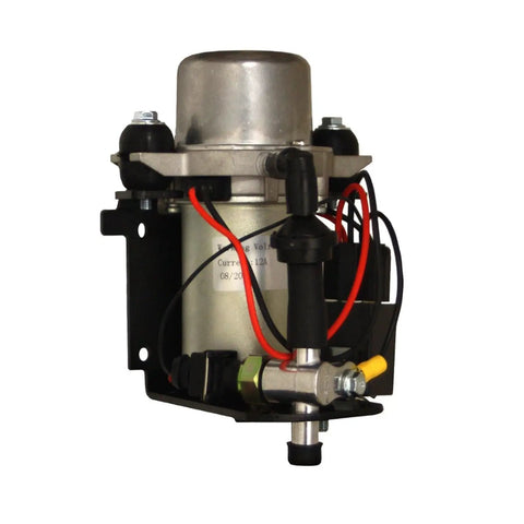 Chrome Bandit Electric Vacuum Pump 12 Volt Underhood Kit with prewired harness, showcasing the pump and connections.