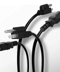 Beefy 3 Prong Replacement Power Cord 20 Ft Heatproof Flexible Durable AC Cable For Appliances Computer TV Monitor Printer 125V 10A ETL Listed 18AWG With Tie Straps.