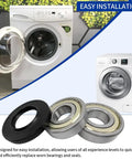 Washer Seal Bearing Kit For Samsung Replacement DC62-00156A 6601-002632 with front-load washer and seals shown