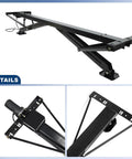 Rear Trailer Power Stabilizer Jack Stand Kit With Electric Switch No Crank Needed Independent Legs For Rock Solid Stability
