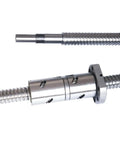 Beefy Ball Screw Nut End Machined Housing for CNC Machines and 3D Printers Ball Screw DFU4010 2000mm in C5 Carbon Steel