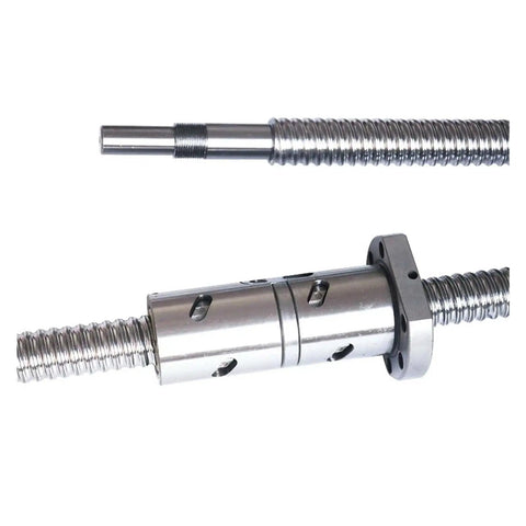 Beefy Ball Screw Nut End Machined Housing for CNC Machines and 3D Printers Ball Screw DFU4010 2000mm in C5 Carbon Steel
