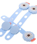 Sky-blue Childproof Cabinet Locks For Drawers And Doors With Strong Adhesive No Drill Install Versatile ABS Safety Locks