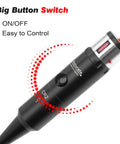Close-up of Red BoreSight Kit for Calibers From 0.17 To 12 Gauge Rifle And Handgun Red Dot Boresight with press switch
