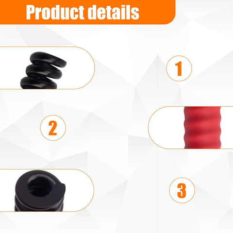Close-up of universal seatpost spring parts for a smoother city ride fits SR Suntour NCX seatposts reduces bumps and fatigue