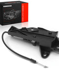 Front Driver Side Hood And Trunk Lock Actuator No Fuss Bolt Up Swap Compatible With Tesla Model 3 Electric Sedan Smooth Latch visible on a white background.