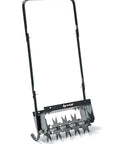 Walk Behind Lawn Aerator With Steel Weight Tray 16 Inch Wide Deep Aeration Up To Two And A Half Inches Five Aerating Wheels With Seven Inch Spikes The Go To Push Spike Tool For A Healthier Lawn