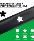 42 Inch Mower Blades For Craftsman LT1000 LT2000 T110 Zero Turn Riding Mower Replacement 138971 532138971 With 5 Point Star Center Hole Mounting Pattern Fits 42 Inch Decks