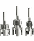Drill Powered PVC Pipe Threader Kit One Half Three Quarters One Inch Two In One Internal And External Thread Maker for pipes