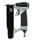 Lightweight 23 Gauge Headless Pin Nailer For Cabinets Trim And Crafting Slick Pro Grade Pneumatic Nailer With Auto Pin Length Adjustment From Five Eighths Inch To One And Three Eighths Inch Makes Invisible Holes Two Pound Tool, side view