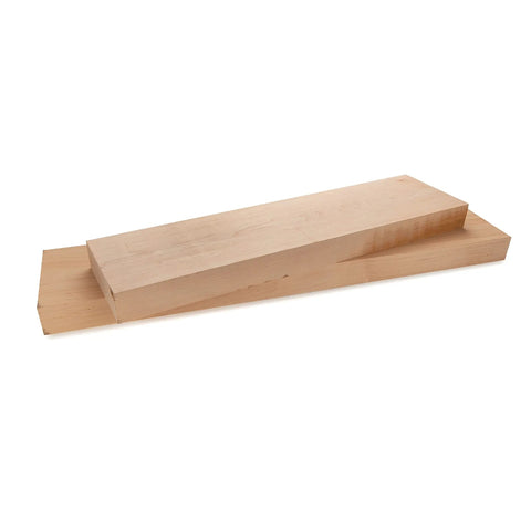 Heavy Duty Hard Maple Jaw Blanks For Custom Moxon Vise Build, 1.875 x 6.5 x 25 inches, kiln dried raw material.