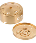 Copper Moxa Box Holder For Moxibustion Heat Therapy In Home Spa Massage with secure stick holder, thickened copper