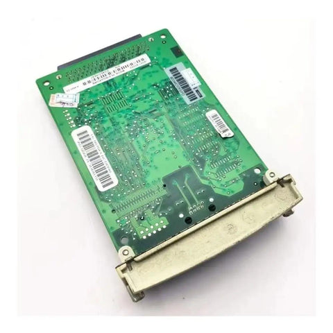 Straight Up Solid Internal Print Server Network Card For Designjet Plotter Compatible With J6057A showing green circuit board features.