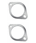 Two Strongthium 3-inch exhaust gaskets for a 3-inch muffler flange; high-temperature metal, 2-bolt.