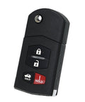 Key Fob Remote Replacement For Mazda MX 5 Miata Mazda 3 And Mazda 6 2006-2015 With Pre Installed Battery And Electronics Fully Tested