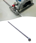 Heavy Duty Circular Saw Guide Rail Track Featuring Quick Lock Alloy Fence And Ridiculously Smooth Bearings For Dead On Precision Lumber Cutting Every Single Day with electric saw.