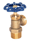 Boiler Drain Valve Brass Three Quarter Inch MIP To Three Quarter Inch MHT For Sediment Flush, heavy-duty plumbing fitting