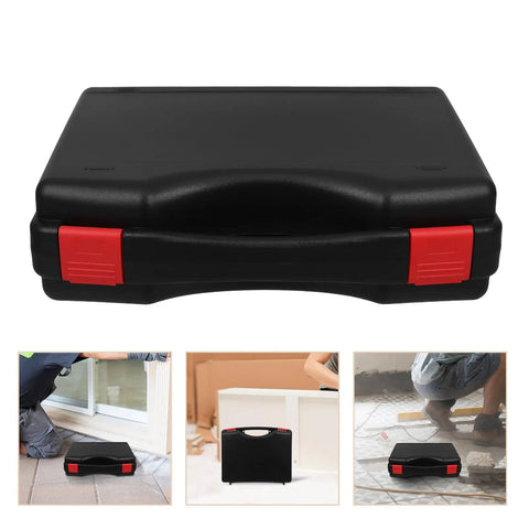 Go Anywhere Plastic Tool Box Organizer With Tight Seal Lid And Balanced Handle for DIY tasks, lightweight and compact design.