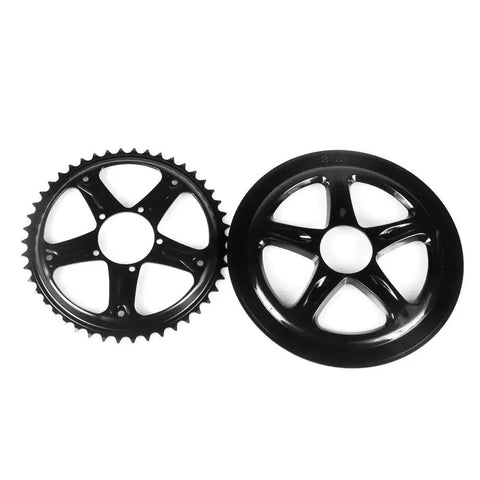 46T CNC Aluminum Chainring For Mid Drive Kits Fits BBS01 BBS02 BBSHD Electric Bike Motors Ride Ready Chain Wheel For Ebike Conversions Durable Aluminum Alloy With Smooth Shifting And Plenty Of Grit
