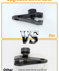 Heavy Duty Tarp Clips Kit With Adjustable Lock Grip nylon clamps in screw lock comparison