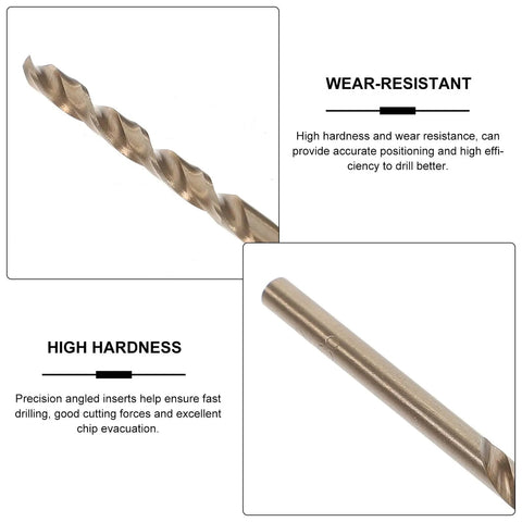 Top Picks For Pros: FOYTOKI 10 Piece Cobalt Steel Twist Drill Bits Kits Tough As Nails For Hardened Metal Stainless Steel Cast Iron High Speed Reaming With Super Fast Chip Evacution You Gotta Have These., 10pc cobalt steel twist drill bit with wear-resistant tip and smooth shank