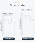 Size guide for Galaxy Space Nap Mat For Toddlers With Pillow And Blanket All In One Roll Up Sleeping Bag 50 X 20 Inches