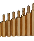 M3 Hex Male And Female Threaded Brass Spacer Standoffs Kit 180-Piece Assortment With Screws And Nuts In Lengths 6 8 10 12 15 20 mm Plus 6 mm for electronics