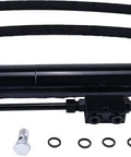 Adjustable Cat 2-2 Hydraulic Top Link With Locking Block, Includes Two Hoses And Two Way Check Valve Hydraulic Cylinder