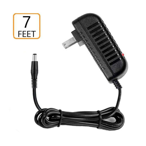 7 Foot AC DC Power Adapter For DED-200 MAX And EC6782 Electronic Drum Module Replacement 9V DC Power Supply, coiled cable